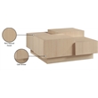 Meridian Furniture Mateo Natural Oak Veneer / MDF Coffee Table