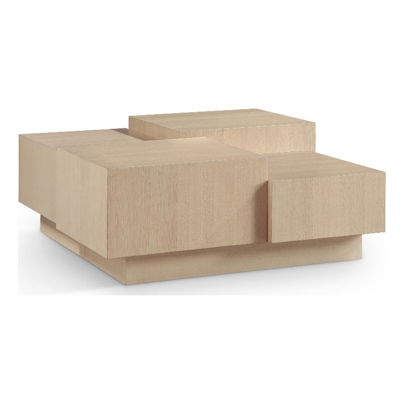 Meridian Furniture Mateo Natural Oak Veneer / MDF Coffee Table