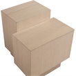 Meridian Furniture Mateo Natural Oak Veneer / MDF End Table
