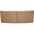 Meridian Furniture Infinity Camel Velvet 2pc. Modular Sectional