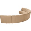 Meridian Furniture Infinity Camel Velvet 6pc. Modular Sectional