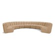 Meridian Furniture Infinity Camel Velvet 9pc. Modular Sectional