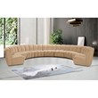 Meridian Furniture Infinity Camel Velvet 9pc. Modular Sectional