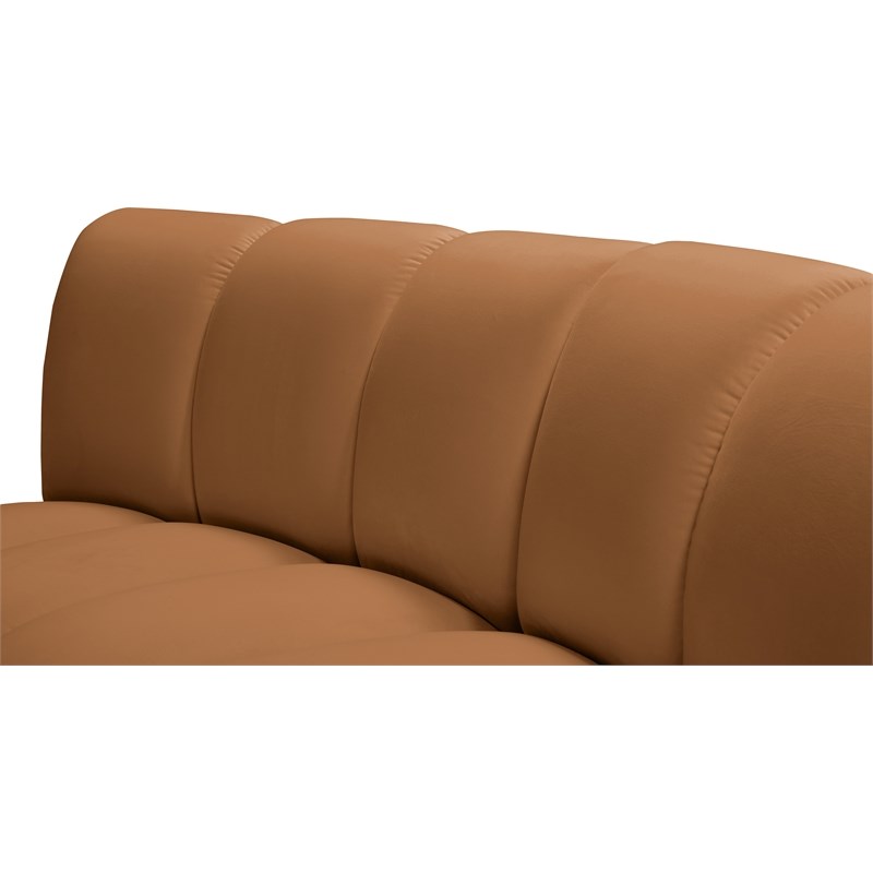 Meridian Furniture Infinity Saddle Velvet 2pc. Modular Sectional