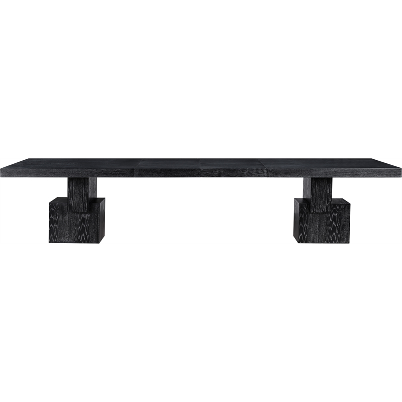 Meridian Furniture Anzio Black Oak Veneer Dining Table