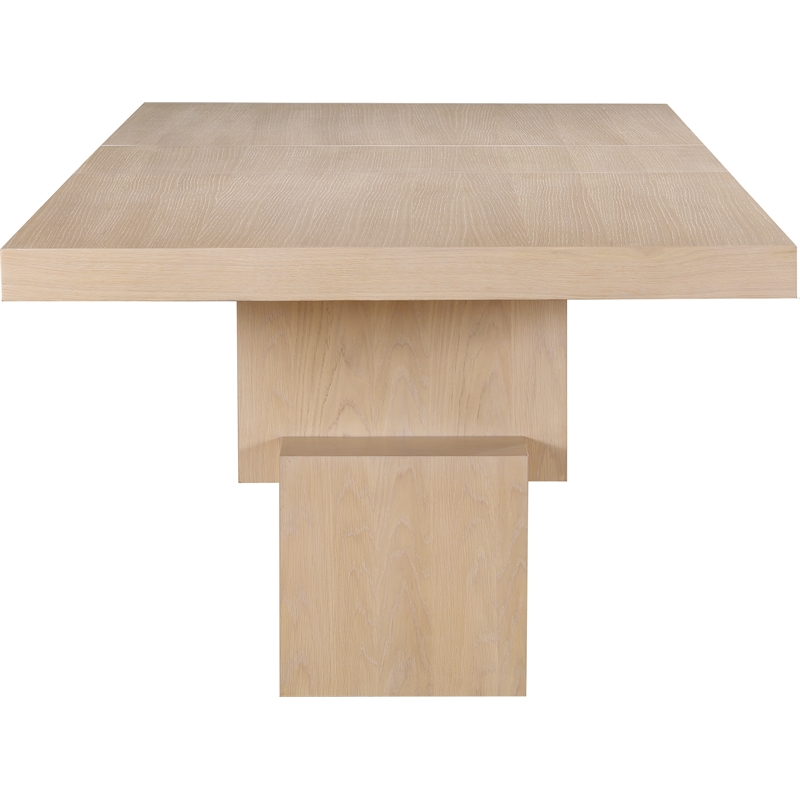 Meridian Furniture Anzio Oak Veneer Dining Table