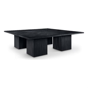 Meridian Furniture Belinda Black Solid Wood and Oak Veneer Modular Dining Table
