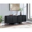Meridian Furniture Bellona Black Oak Veneer Sideboard/Buffet