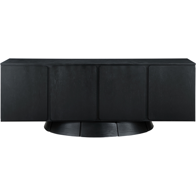Meridian Furniture Bellona Black Oak Veneer Sideboard/Buffet
