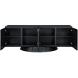 Meridian Furniture Bellona Black Oak Veneer Sideboard/Buffet