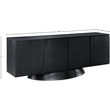 Meridian Furniture Bellona Black Oak Veneer Sideboard/Buffet