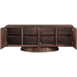 Meridian Furniture Bellona Brown Oak Veneer Sideboard/Buffet
