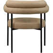 Meridian Furniture Blake Tan Vegan Leather Dining Chair (Set of 2)