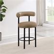 Meridian Furniture Bordeaux Tan Vegan Leather Counter Stool (Set of 2)