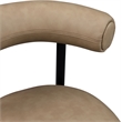Meridian Furniture Bordeaux Tan Vegan Leather Counter Stool (Set of 2)