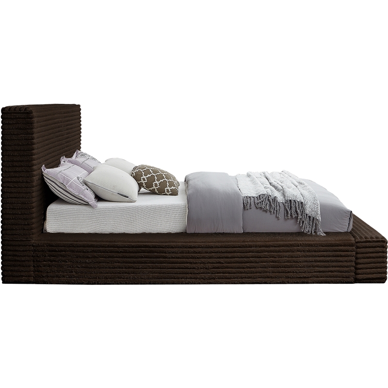 Meridian Furniture Dexter Brown Corduroy Full Bed