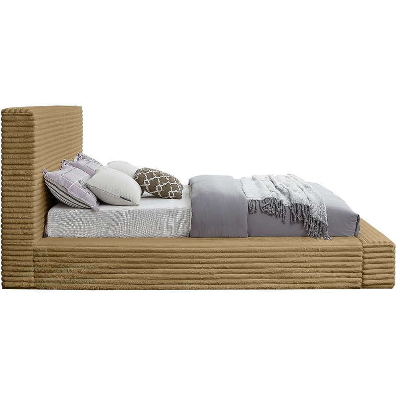 Meridian Furniture Dexter Camel Corduroy Full Bed