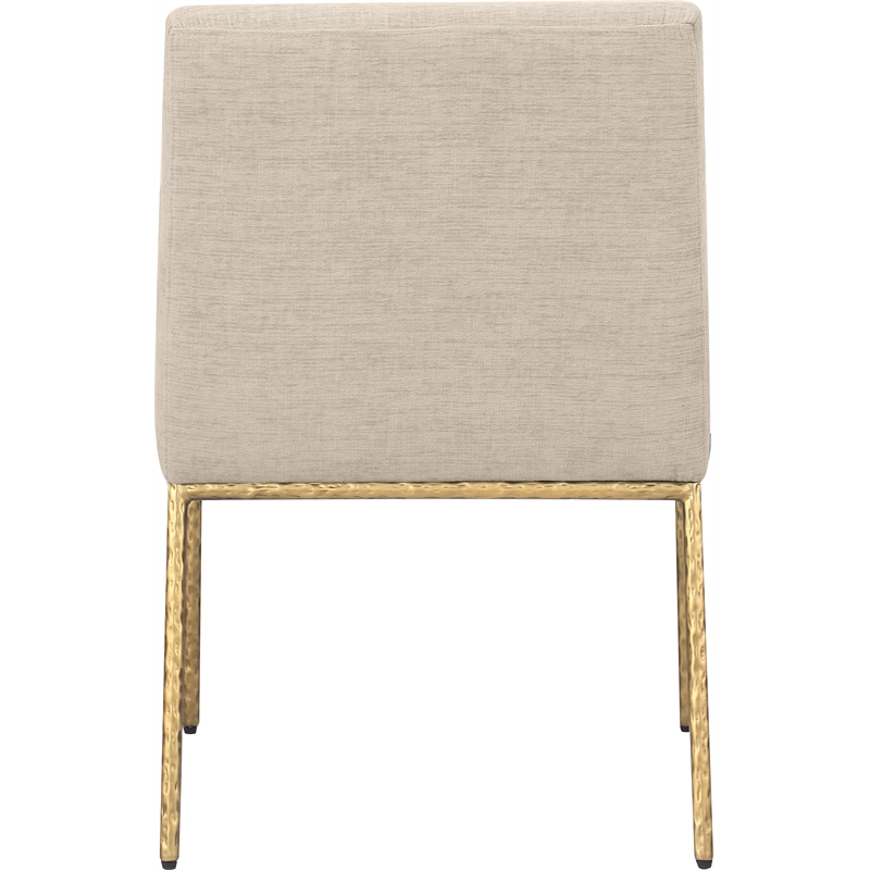 Meridian Furniture Reeves Beige Chenille Fabric Dining Chair (Set of 2)