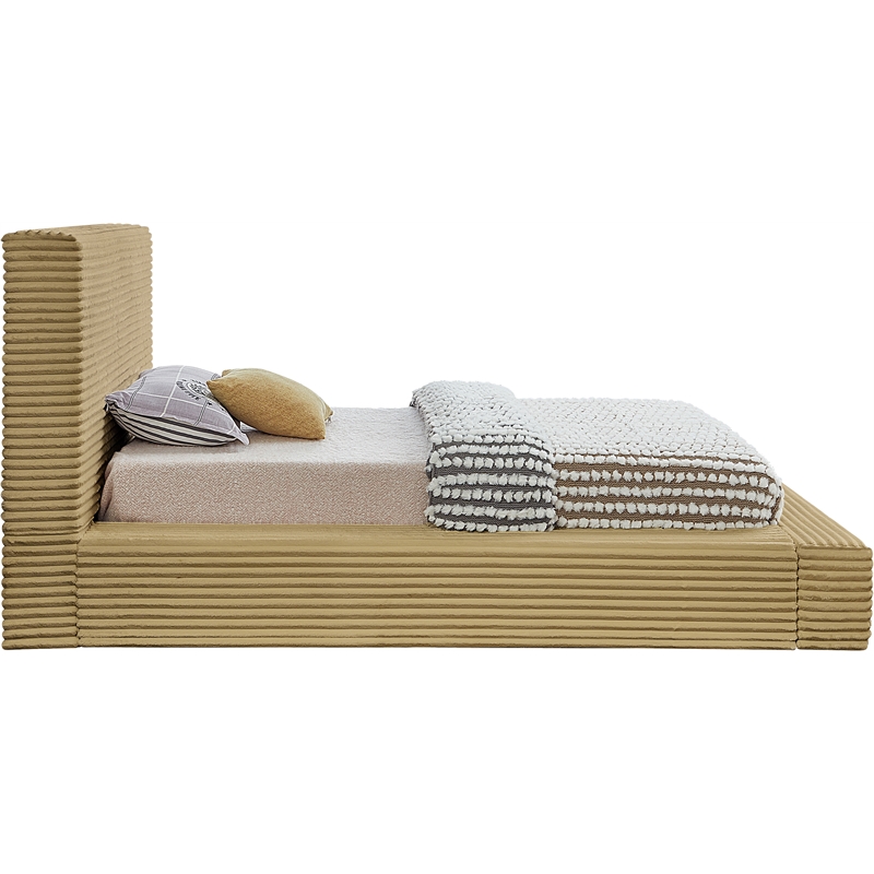 Meridian Furniture Dexter Camel Corduroy Twin Bed