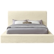 Meridian Furniture Dexter Cream Corduroy Full Bed