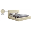 Meridian Furniture Dexter Cream Corduroy Full Bed