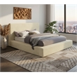 Meridian Furniture Dexter Cream Corduroy Full Bed