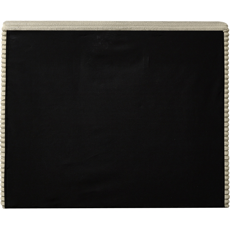 Meridian Furniture Dexter Cream Corduroy Twin Bed