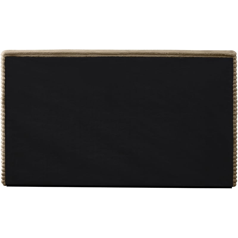 Meridian Furniture Dexter Taupe Corduroy Full Bed