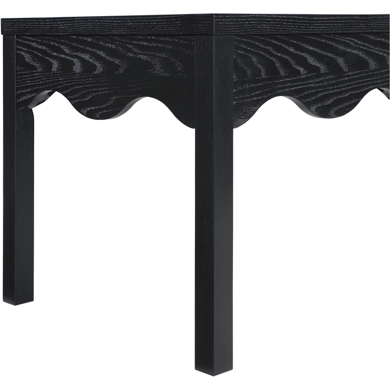 Meridian Furniture Fiora Black Oak Veneer End Table