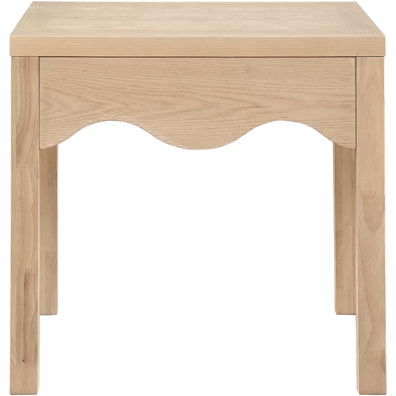 Meridian Furniture Fiora Natural Oak Veneer End Table