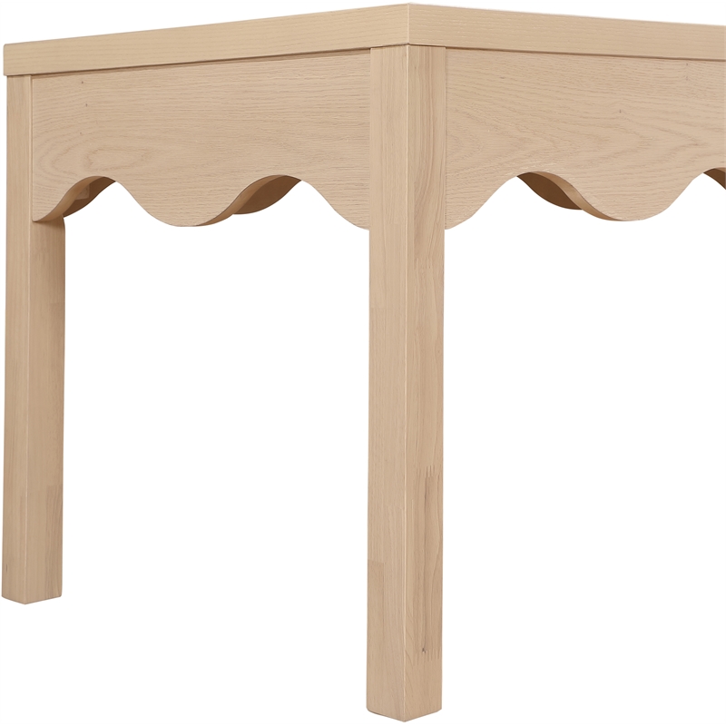 Meridian Furniture Fiora Natural Oak Veneer End Table