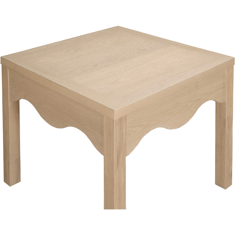 Meridian Furniture Fiora Natural Oak Veneer End Table
