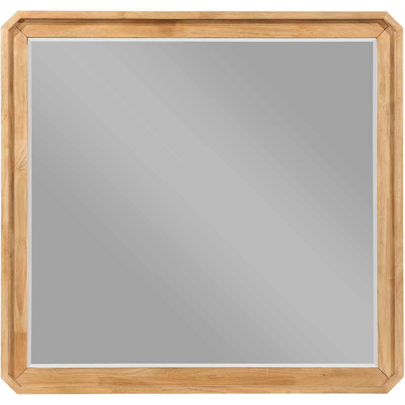 Meridian Furniture Parker Natural Wood Mirror