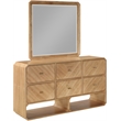 Meridian Furniture Parker Natural Wood Mirror