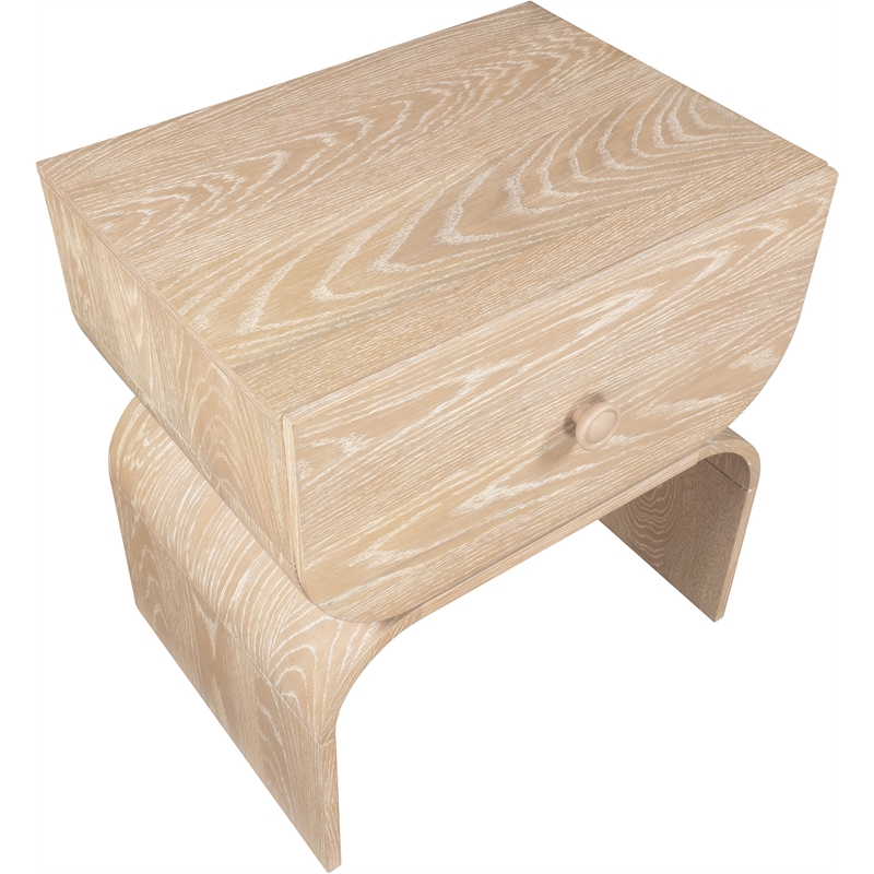 Meridian Furniture Jace Natural Oak Veneer Night Stand