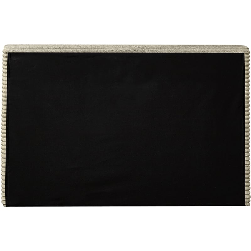 Meridian Furniture Drew Cream Corduroy Twin Bed