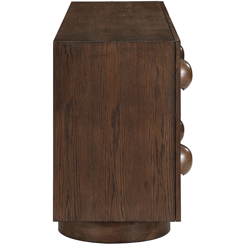 Meridian Furniture Bubble Brown Wood And Oak Veneer Sideboard/Buffet