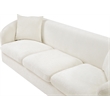 Meridian Furniture Penelope Cream Chenille Fabric Sofa