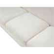Meridian Furniture Penelope Cream Chenille Fabric Sofa