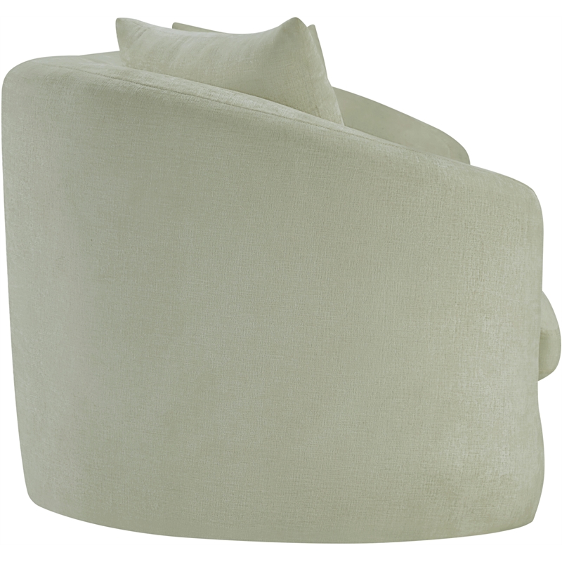Meridian Furniture Penelope Mint Chenille Fabric Sofa
