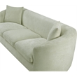 Meridian Furniture Penelope Mint Chenille Fabric Sofa