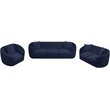 Meridian Furniture Penelope Navy Chenille Fabric Sofa