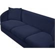 Meridian Furniture Penelope Navy Chenille Fabric Sofa