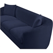 Meridian Furniture Penelope Navy Chenille Fabric Sofa