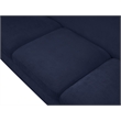 Meridian Furniture Penelope Navy Chenille Fabric Sofa