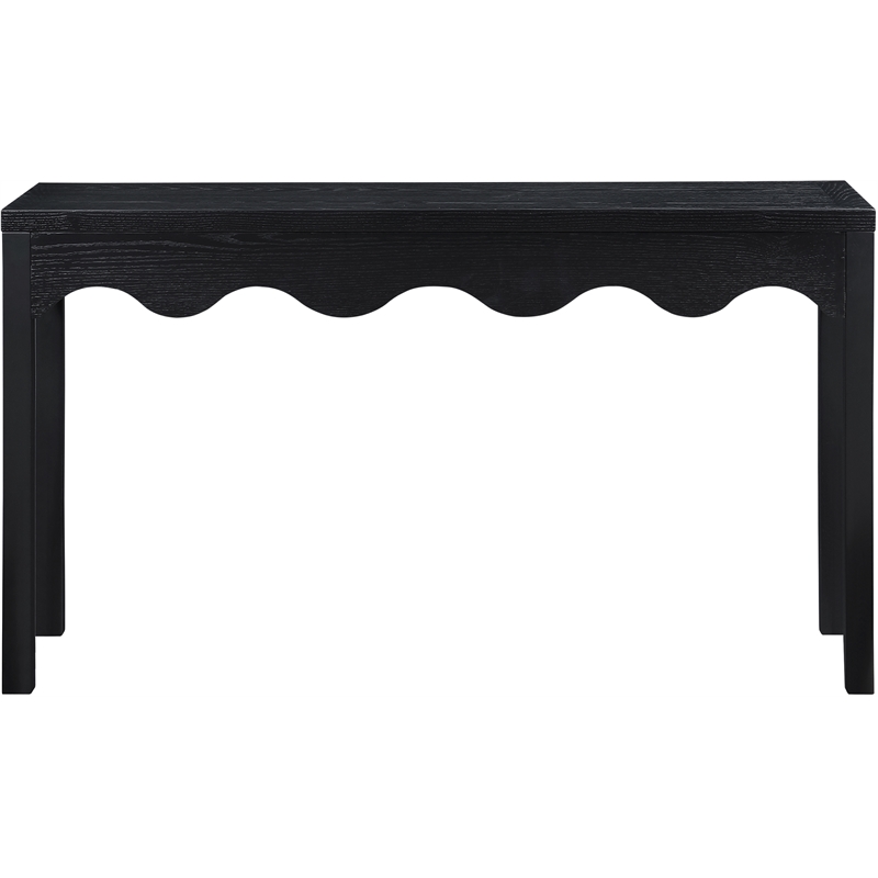 Meridian Furniture Fiora Black Oak Veneer Console Table