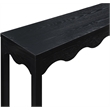 Meridian Furniture Fiora Black Oak Veneer Console Table