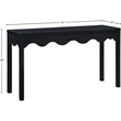 Meridian Furniture Fiora Black Oak Veneer Console Table