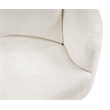 Meridian Furniture Penelope Cream Chenille Fabric Chair