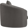 Meridian Furniture Penelope Grey Chenille Fabric Chair